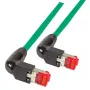Tīkla kabelis EFB Elektronik K4137GN.1.5 RJ-45 Cat6a 1,5 m zaļš