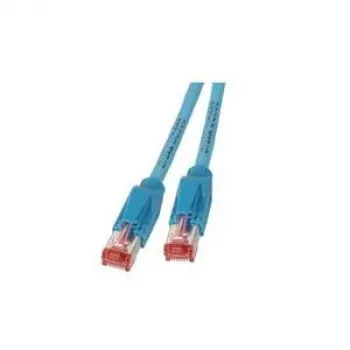 Tīkla kabelis EFB Elektronik RJ45 S/FTP Cat6a RJ-45 0.5 m Zils
