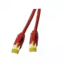 Tīkla kabelis EFB Elektronik K8560RT.7,5 RJ-45 Cat6a 7,5 m Sarkans