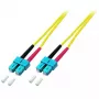 Fibre optic kabelis EFB Elektronik O2513.3 3 m SC dzeltena