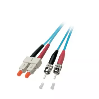 Optiskās šķiedras kabelis EFB Elektronik O7353.2 2 m SC ST Tirkīzzils