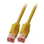 Tīkla kabelis EFB Elektronik K8708GE.2 RMS45 RJ-45 Cat6a 2m Dzeltens