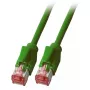 Tīkla kabelis EFB Elektronik K8708GN.2 RJ-45 Cat6a 2 m zaļš