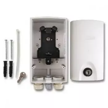 Šķiedru optiskais adapteris EFB Elektronik LOGON LFH015 LC/SC, pelēks, plastmasas korpusā, 103×93×185 mm