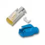 RJ-45 vīriešu tipa vadu savienotājs Hirose H7642.7-100, zils, 100 gab. iepakojumā