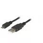 USB kabelis EFB Elektronik K5232SW.0,5 0,5m USB A Mikro-USB B Melns
