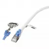 Kabeļa drošības slēdzene EFB Elektronik K5539.S Sudraba Cat6a