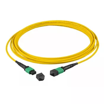Optiskās šķiedras kabelis EFB Elektronik MTPF48MTPFOS2-10-A MTP OS2 10 m Dzeltens