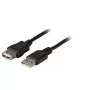 USB kabelis EFB Elektronik K5248.1 1m USB A Melns