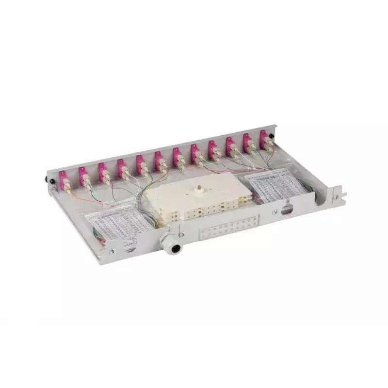 EFB Elektronik B71203L12OM4 optiskās šķiedras savienojumu kārba, SC 50/125 µm OM4, 12 pigtaili/6 savienotāji, izvelkama
