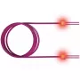 Optiskās šķiedras kabelis Sacon LSD42100020 2m LC SC Violeta