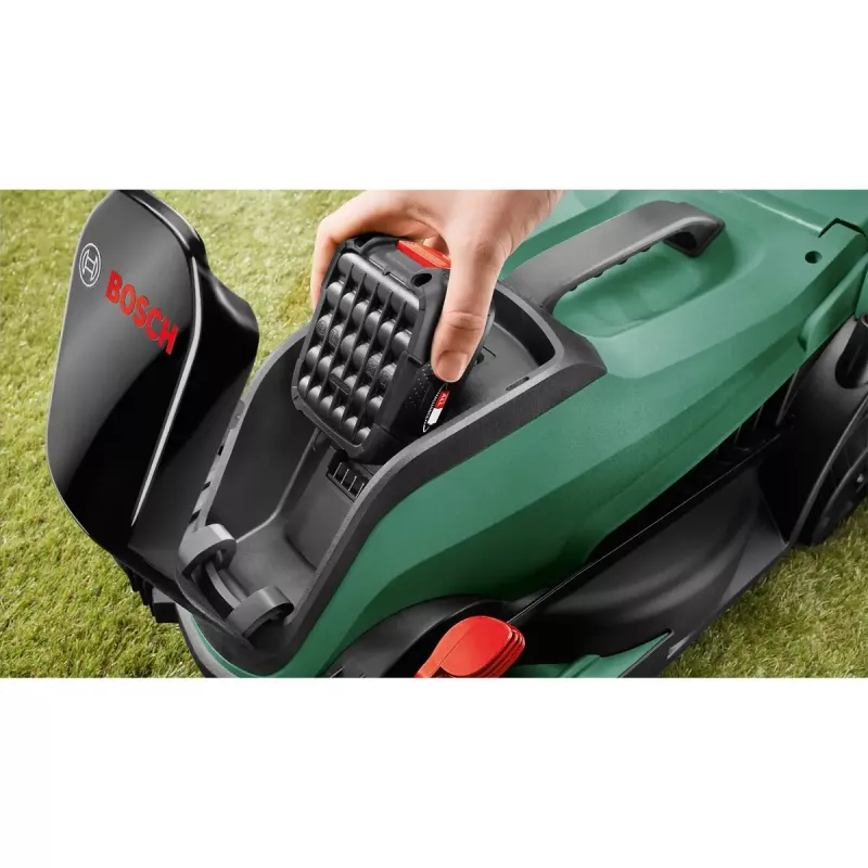 Bezvada zāles pļāvējs Bosch Citymower 18V-32-300 (modelis 06008B9A0A) — 18V ar baterijām darbināms stumjamais pļāvējs