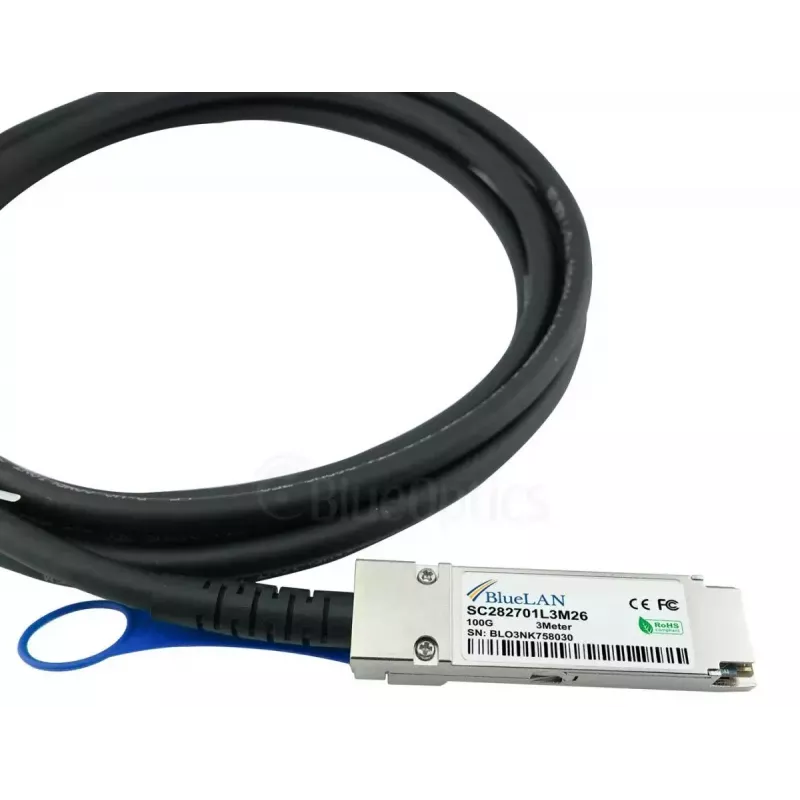 Tīkla kabelis BlueOptics YFNDD-BL QSFP28 4xSFP28 InfiniBand 2m oranžs