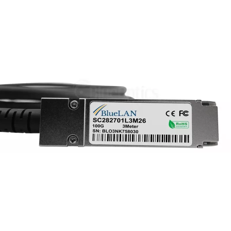 Tīkla kabelis BlueOptics YFNDD-BL QSFP28 4xSFP28 InfiniBand 2m oranžs