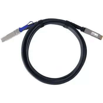 BlueOptics QDD-400-CU2M-BL InfiniBand optiskās šķiedras kabelis 2 m QSFP-DD melns