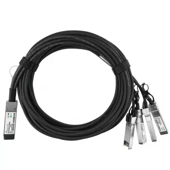 Tīkla kabelis BlueOptics ET7402-25DAC-2M-BL QSFP28 4xSFP28 InfiniBand 2m melns