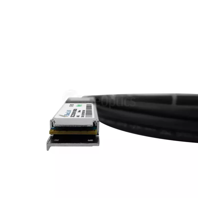 Tīkla kabelis BlueOptics DAC-Q28-4S28-25G-2M-BL QSFP28 4xSFP28 InfiniBand 2 m melns