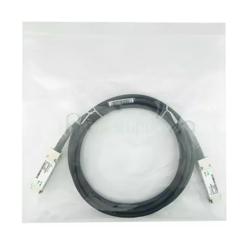 DAC kabelis BlueOptics EQPC40PC030C0100-BL QSFP InfiniBand 3m melns