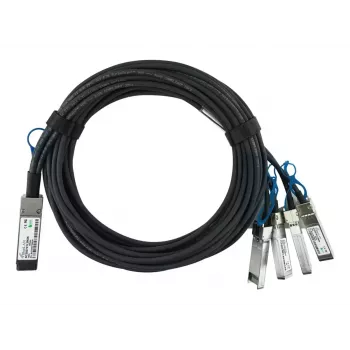 DAC kabelis BlueOptics GXFBL5I-BL 2m QSFP28 uz 4x SFP28