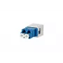 Šķiedru optikas adapteris METZ CONNECT 1402L00820MI LC/SM zils balts keramika
