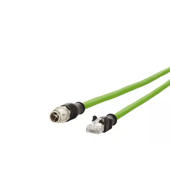 METZ CONNECT 142M2X15010 tīkla kabelis, zaļš