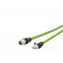 METZ CONNECT 142M2X15010 tīkla kabelis, zaļš