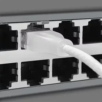 Tīkla kabelis Wantec 7408 RJ45 Cat6a 5m Balts