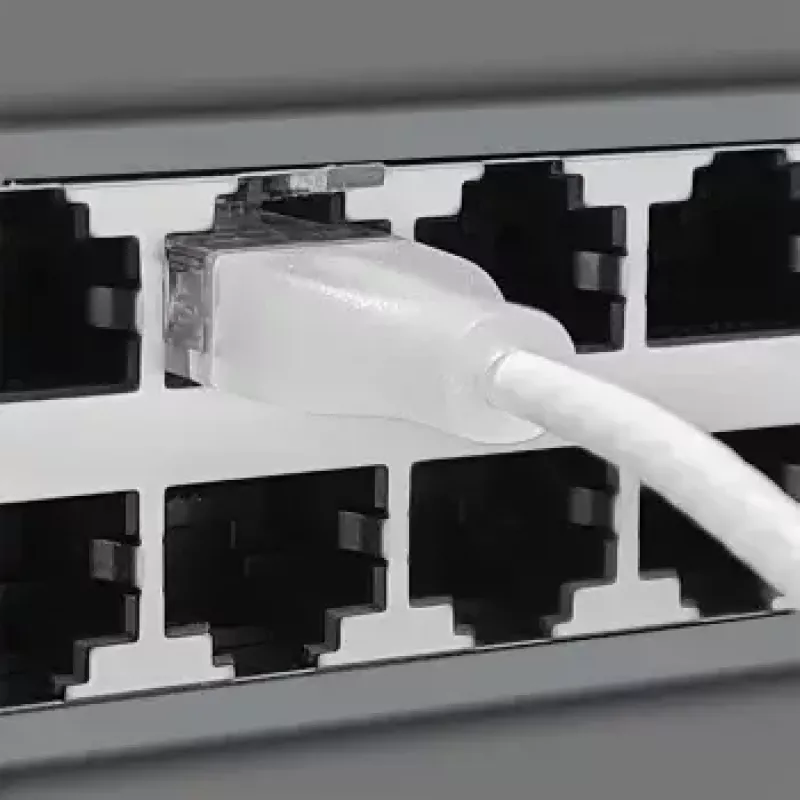 Tīkla kabelis Wantec 7408 RJ45 Cat6a 5m Balts