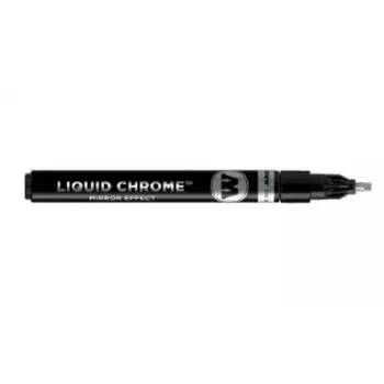 Molotow Marker 703106 Liquid Chrome Melns and Chrome