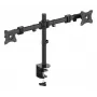 PureMounts PM-OFFICE-02 monitora stiprinājums / statīvs 68,6 cm (27 collas) Galda, Melns