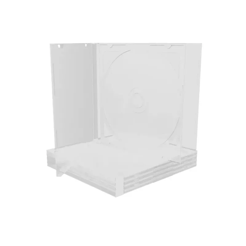 CD Case Double MediaRange Cajas 10mm Caurspīdīgs