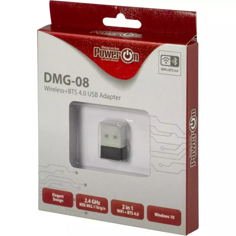 Bezvadu adapteris Inter-Tech DMG-08 WLAN Bluetooth 150 Mbit/s