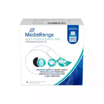 MediaRange Daudzfunkcionālas papīra uzlīmes MRDY11356 41x89mm noņemama līmjava 300 gab.