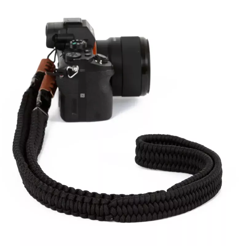 Kameras siksna JetWorld The Traveler (C-Rope) — neilons, melna, maksimālais garums 100 cm