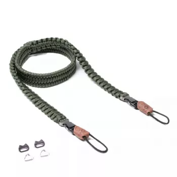 BCB C-Rope Traveler kameras siksna — neilons, olīvzaļa, maksimālais garums 100 cm