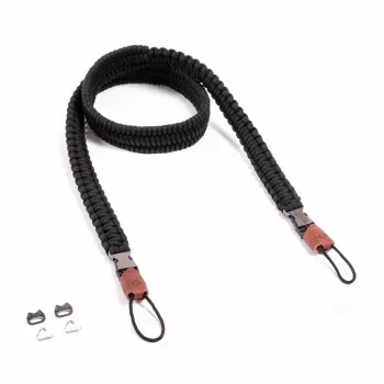 Kameras siksna HP C-Rope Traveler neilona melna, digitālajām kamerām, maksimālais garums 125 cm