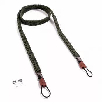 Kameras siksna BCB C-Rope Traveler digitālajām kamerām, neilons, olīvkrāsa, maksimālais garums 140 cm