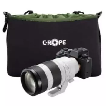 Somas tipa maciņš C-Rope CRP-CNB-XL-BLK-2 melni zaļš plecu siksna