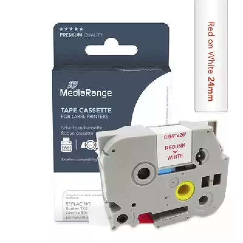 Printera lente MediaRange MRBTZ252 sarkanā 2.4 cm 8 m