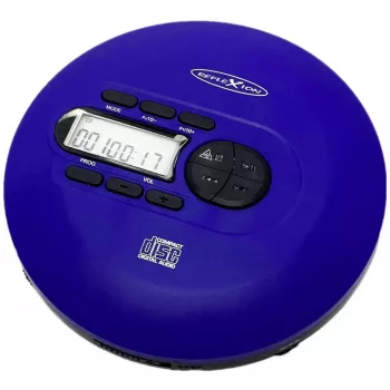 Reflexion DAB radio PCD540DAB zils — portatīvs digitālais radio ar DAB+/FM, austiņu ligzdu, LCD displeju