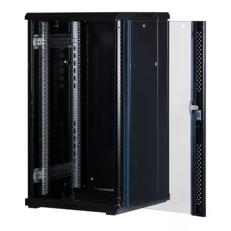 Rockstable 22 U 19 collu serveru skapis ar rūdītu stiklu RS19-6622