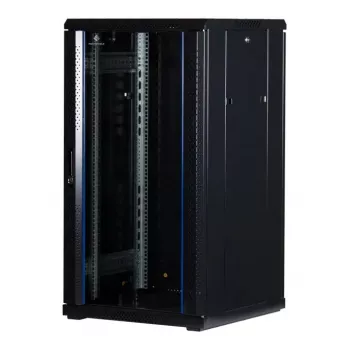 Rockstable 22 U 19 collu serveru skapis ar rūdītu stiklu RS19-6622