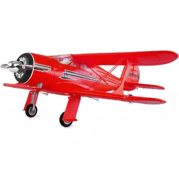 Radio vadāmais lidaparāts Amewi AMXFlight Beech D17s 3D/6G RTF, sarkans, modelis 24143