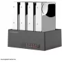 HDD dokstacija LC-Power LC-DOCK-U3-4B-V2 ar USB 3.0 un vairāku disku nodalījumu atbalstu
