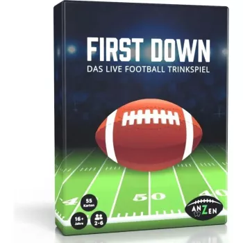 Galda ballīšu dzeršanas spēle American Psychological Association ANZEN - FIRST DOWN futbola dzeršanas spēle