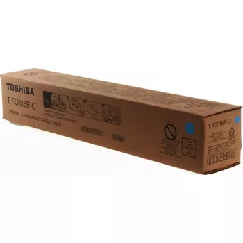 Toshiba T-FC616EC ciāna tonera kasetne modelis 6AK00000369, saderīga ar Toshiba kopētājiem/printeriem
