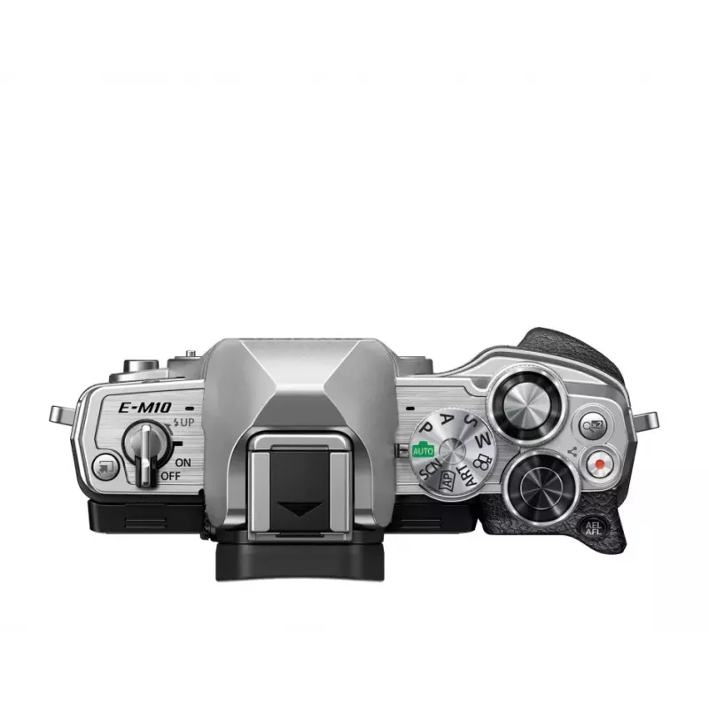 Olympus OM-D E-M10 Mark IV MILC kamera 20.3 MP 4/3 collas Sudraba