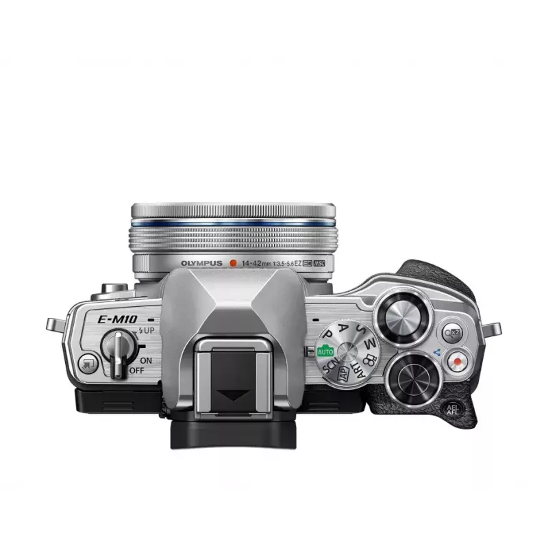 Olympus OM-D E-M10 Mark IV MILC kamera 20.3 MP 4/3 collas Sudraba