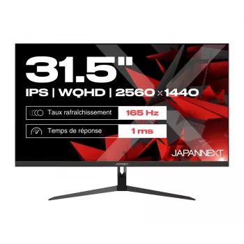 JAPANNEXT JN-IPS315WQHD165F datora monitors 80 cm (31,5 collas) 2560 x 1440 pikseļi Wide Quad HD LCD melns