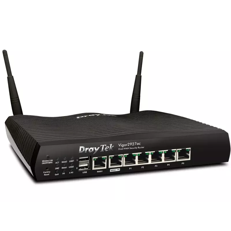Galda maršrutētājs DrayTek Vigor2927ac divjoslu Wi-Fi 5